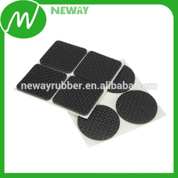 Best Selling OEM Square Rubber Foot Pad avec bande adhésive arrière